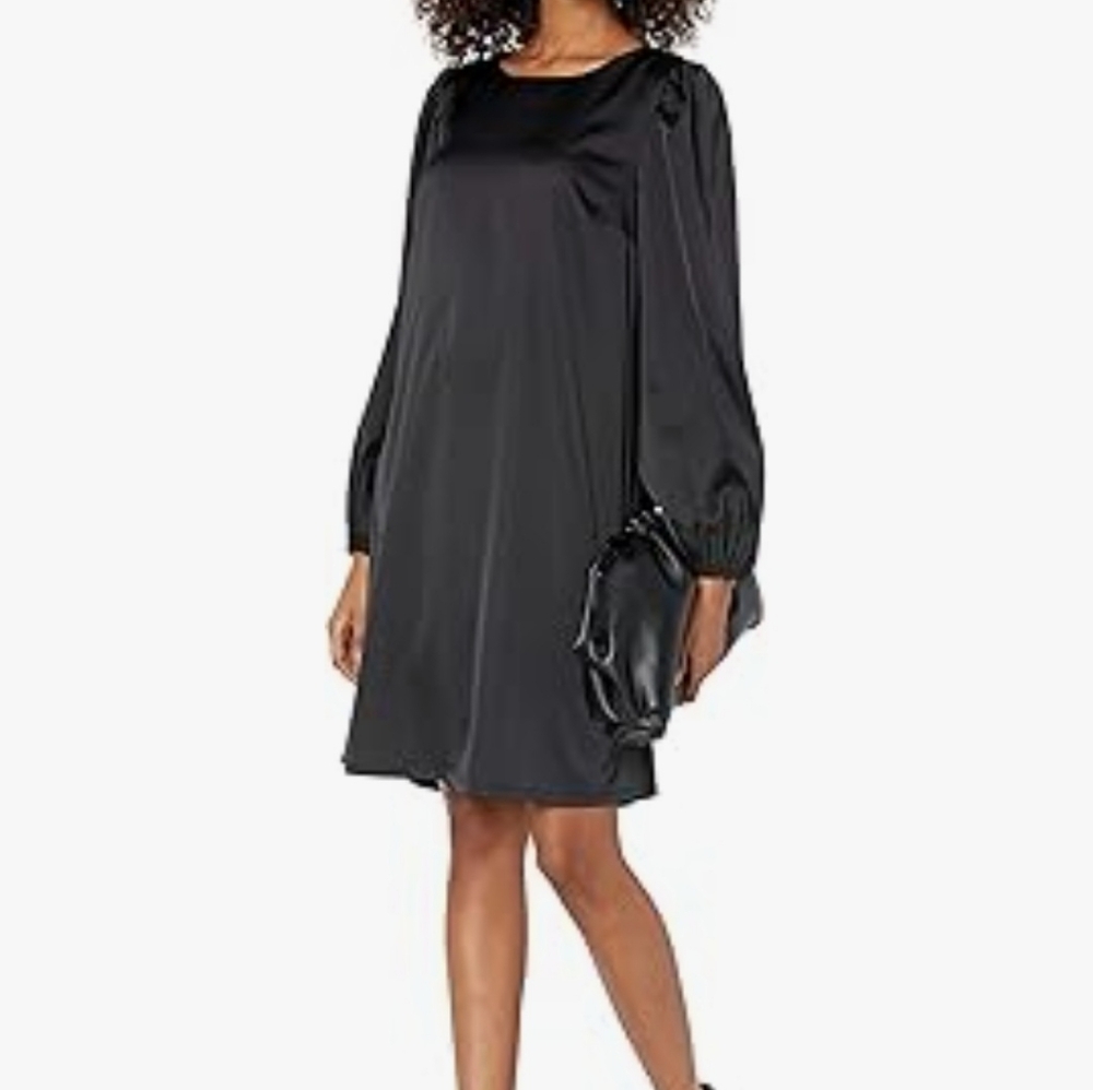Chic Black Long Sleeve Dress
